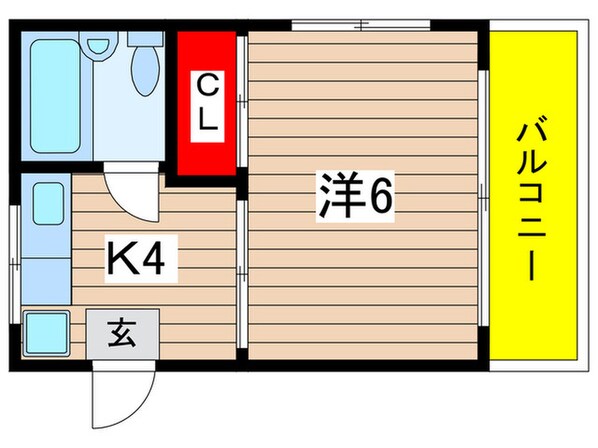 ハイツ白石の物件間取画像